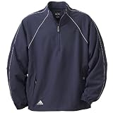 Adidas Mens Piped 1/4-Zip Windshirt. A23
