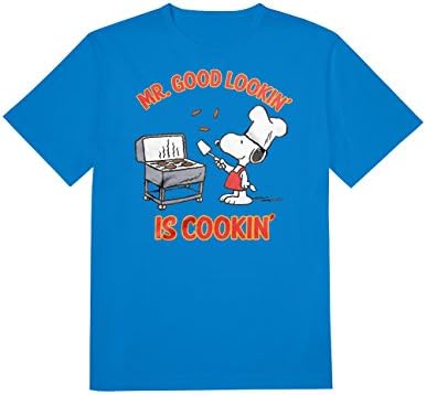 Peanuts Snoopy Mr Good Lookin Is Cookin T-Shirt Grill Master