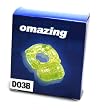 OMAZING GLOW IN THE DARK Deluxe Reusable Vibrating Ring Male Ring Erection Aid