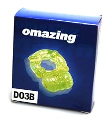 Omazing Glow In The Dark Deluxe Reusable Vibrating Ring Male Ring Erection Aid