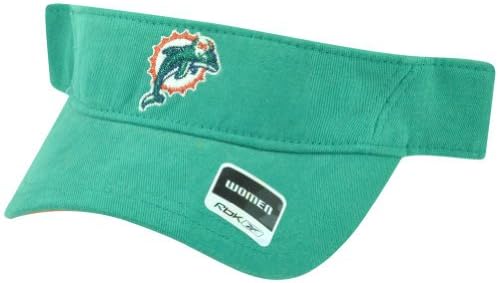 NFL Miami Dolphins Reebok Women's Glitter Adjustable Velcro Visor Hat DV3010