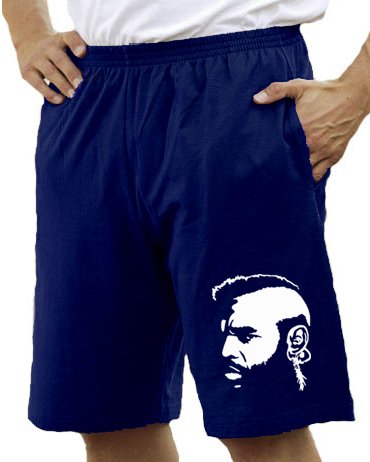 Touchlines Unisex/Herren Bermuda Short Clubber - Mr. T vom A-Team, navy, L, H103 Preisvergleich