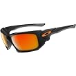 Oakley MotoGP Scalpel Casey Stoner Edition Men's Special Editions Designer Sunglasses w/ Free B&F Heart Sticker Bundle - Polished Black/Fire Iridium