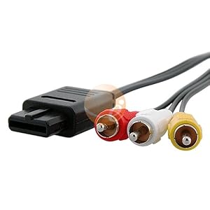 Click here to buy New AV Video Cable Cord for Nintendo 64 N64 TV Game by eforcity.