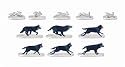 Lionel Polar Express Wolves and Rabbits Animal Pack