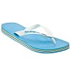 Havaianas Brasil Logo Unisex Turquoise Rubber Flip Flop Sandals