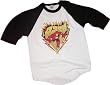 Blazing Speed -- The Flash Adult 3/4-Sleeve Baseball T-Shirt