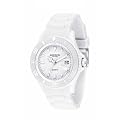 Madison New York - SU4167B - Montre Mixte - Quartz Analogique - Cadran Blanc - Bracelet Silicone Blanc