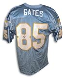 Autographed Antonio Gates San Diego Chargers Powder Blue Throwback Jersey