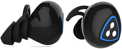 Syllable D900S Bluetooth Earbuds Sweatproof Sport Stereo Headsets with Microphone and Charging Station - Black