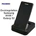 Dockingstation mit USB-Kabel & Netzteil zu Samsung Galaxy S2 / SII / GT-I9100 - Schwarz - Docking-/Sync-Station, Ladestation, Ladeschale
