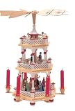 German Pyramid - 3 Tier Nativity Scene