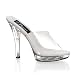 PLEASER Lip 101 Womens Shoes Clear/White Heels Sexy Dancer Hot Sandals Exotic