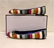 Coach Ladie Legacy Stripe Ballet Flats Shoes