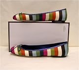 Coach Ladie Legacy Stripe Ballet Flats Shoes