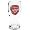 OFFICIAL ARSENAL F.C. CREST PINT GLASS