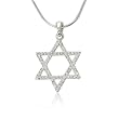 Austrain Crystal Charm Star of David Pendant Necklace
