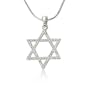Austrain Crystal Charm Star of David Pendant Necklace