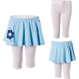 Roxy Girls 2 6x Teenie Wahine Bake A Cake Skegging,Sky Blue,XL