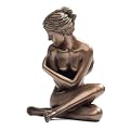 Art Deco Bronze Penny for them Nude Figure Statue