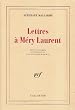 Lettres � M�ry Laurent