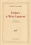Lettres � M�ry Laurent