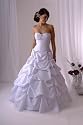 Brautkleid ohne Schleppe, mit Stola, ivory