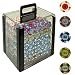 1000 Highest-quality Clay Available in the World Beautiful Set of Professional Full Clay Casino Quality Poker Chips Made By 1000 Paulson® Tophat in a Acrylic Carrier
