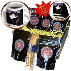 Cats - Tuxedo Cat - Coffee Gift Baskets - Coffee Gift Basket by Decaf Espresso Roast