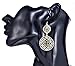 SunIfSnow Retro Golden Hollow Out Flower Beads Big and Small Ear-ring