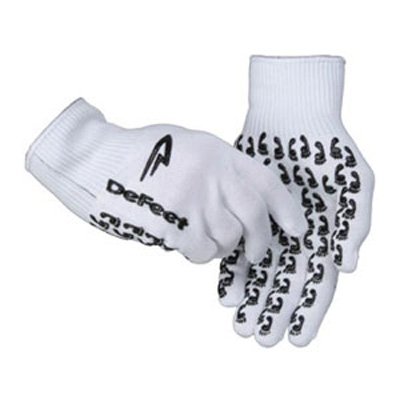 DeFeet DuraGlove White CoolMax Cycling / Running / Training Gloves - GLVWT