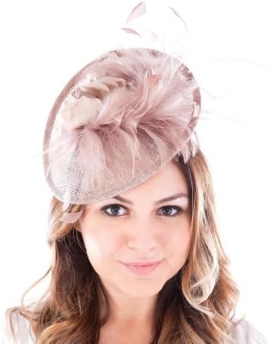 Bella Couture Fashion Women's Luxury Hat Sinamay Fascinator The Tivoli