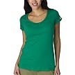 Mossimo&reg; Black Petites: Short Sleeved Shirred Scoop With Cuff - Kelly Green