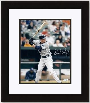 Evan Longoria Autographed Tampa Bay Rays 8x10 Photo - Custom Framed