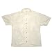 Mens TOMMY BAHAMA Button Down Short Sleeve Silk Camp Shirt - White