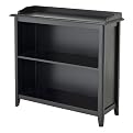 Adams 2-Shelf Bookcase - Soft Black