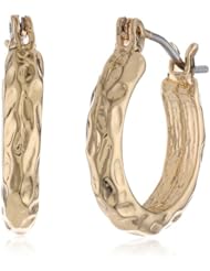 Nine West "Mixtape" Gold-Tone Small Hoop Earrings