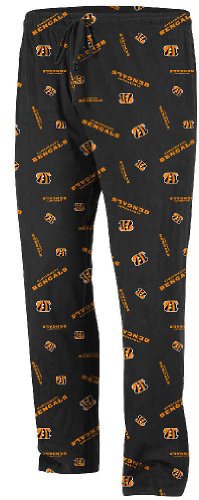 VF Cincinnati Bengals Black Bootleg Pajama Pants (M=32-33)