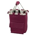 Metro Trio 3-Bottle Wine Tote - Burgundy