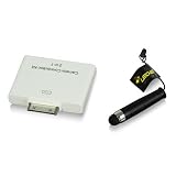 Produkt-Bild: Hebron iPad 3 iPad 2 Camera Connection Kit USB/SD-Karte/SDHC-Karte - 2te Generation - (iOS5, RapidSpeed TM, USB/SD automatische Erkennung ohne Umschalter) + Gratis iPad SmartPencil von LEICKE