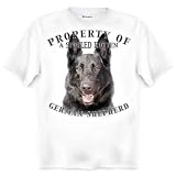 German Shepherd BLACK Property Of Adult T Shirt