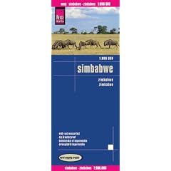 Simbabwe 1 : 800 000: rei�- und wasserfest - rip & waterproof - ind�chirable et imperm�able - irrompible & impermeable