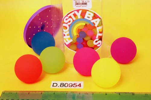 Childrens Toyshop  Toys : Frosty Coloured Jet Balls 60mm 12/Pk (D80954)