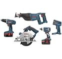 Factory-Reconditioned Bosch CPK51-18-RT 18-Volt Cordless BLUECORE 5 Tool Combo Kit