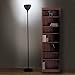 Brightech - SKY Elite LED Torchiere Floor Lamp - Dimmable Super Bright 20-Watt LEDs Give Warm White Light - Sleek Black Finish