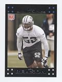 2007 Topps Football # 368 Jon Beason (RC) Rookie Card - Carolina Panthers - NFL Trading Cards