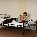 Metallbett inkl. Lattenrost "De Luxe" 140x200