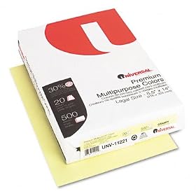UNV11221 - Premium Colored Copier/Laser Printer Paper