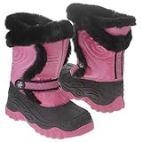 Stride Rite Little Kid/Big Kid Snowcat Boot,Pink/Black,3 M US Little Kid