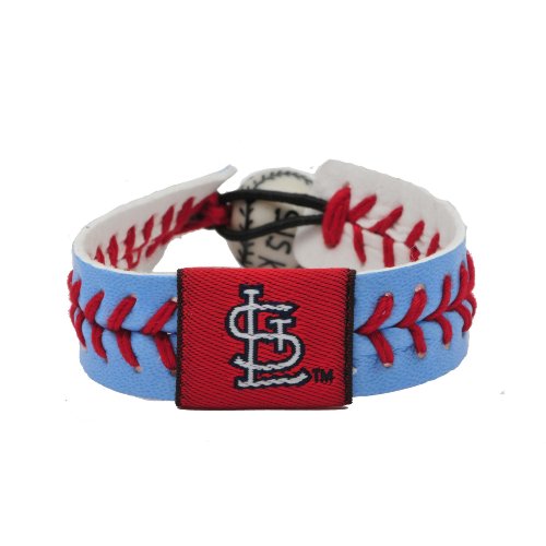 MLB St. Louis Cardinals 1982 Retro Logo Powder Blue Team Color Baseball Bracelet